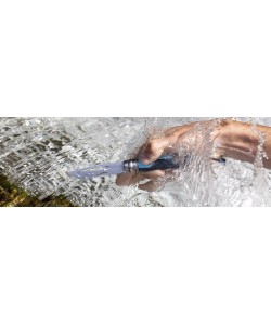 Нож складной Opinel Specialists Outdoor №08, 8,5 см, рукоять пластик, свисток, синий