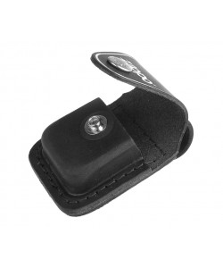 Чехол для зажигалки Zippo LPLBK из кожи, с петлей, черный