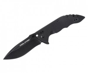Нож складной Sanrenmu RealSteel, лезвие 82 мм, E77 black