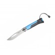 Нож складной Opinel Specialists Outdoor №08, 8,5 см, рукоять пластик, свисток, синий - фото № 1