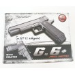 Страйкбольный пистолет Galaxy G.6+ (Colt Hi-Capa) с кобурой - фото № 7