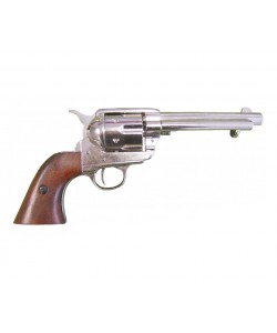 Макет револьвер Colt Peacemaker .45, 5½”, никель (США, 1873 г.) DE-1106-NQ