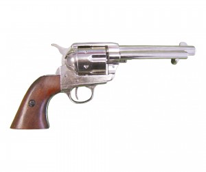 Макет револьвер Colt Peacemaker .45, 5½”, никель (США, 1873 г.) DE-1106-NQ