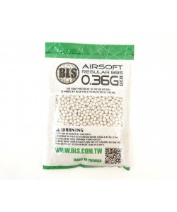Шары для страйкбола BLS 0,36 г, 2700 штук (1 кг, белые) 1KG-P36