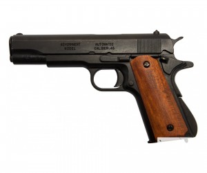 Макет пистолет Colt M1911A1 .45, темное дерево (США, 1911 г.) DE-9316
