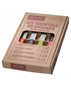 Набор кухонных ножей Opinel Les Essentiels №112/113/114/115 (4 шт.) рукоять бук