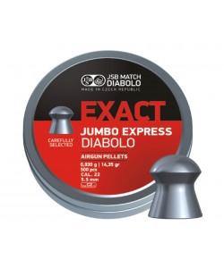 Пули JSB Exact Jumbo Express Diabolo 5,5 мм, 0,93 г (500 штук)