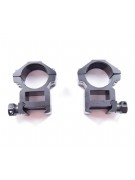 Кольца 25,4 мм Patriot BH-RS25 на Weaver (низкие H=14 мм)