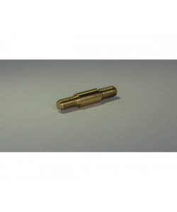 Переходник ЧИСТОGUN - латунь, папа/папа, резьба дюйм. 5/40 на 5/40 к шомполам Dewey 17/20C, Tipton17-20 под ерши Европа