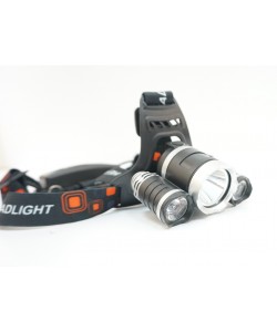 Аккумуляторный налобный фонарь FL2303, 1000 люмен, 3 режима