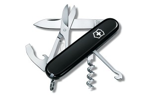 Нож складной Victorinox Compact 1.3405.3 (91 мм, черный)