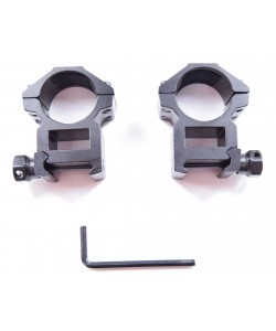 Кольца 25,4 мм Patriot BH-RS25 на Weaver (низкие H=14 мм)