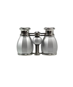 Бинокль театральный Veber Opera БГЦ 4x30 серебро