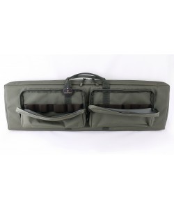 Кейс Vektor А-9-1, 102x30x6 см, из капрона с ППЭ, система Molle, 2 кармана под магазины (зеленый)