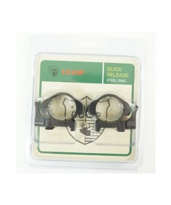 Кольца 30 мм Patriot, быстросъемные на Weaver (флажковые, стальные, низкие, 2 винта)