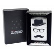 Зажигалка Zippo 28648 Moustache & Hat - фото № 3