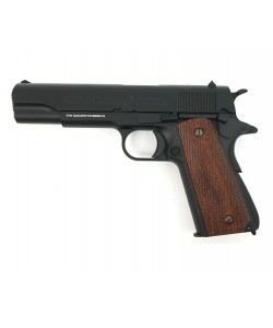Страйкбольный пистолет G&G GPM1911 (Colt) Black Tip (GAS-GPM-191-BBB-ECM)