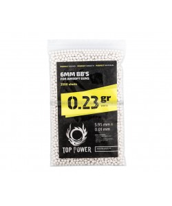 Шары для страйкбола Top Power Precision BB 0,23 г, 3500 штук (C523)