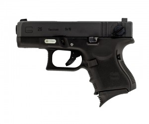 Страйкбольный пистолет WE Glock-26 Gen.4, сменные накладки (WE-G005B-BK)