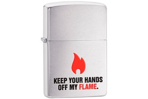 Зажигалка Zippo 28649 Keep Your Hands Off My Flame