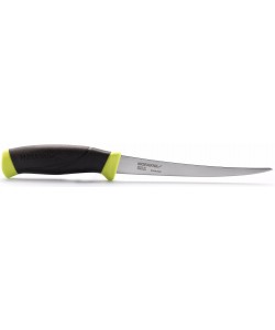 Нож филейный Morakniv Fishing Comfort Fillet 155, нерж. сталь, клинок 155 мм, лайм