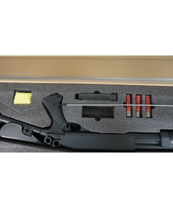 Страйкбольный дробовик Cyma Remington M870 Long, телескоп. приклад, металл (CM.353LM)