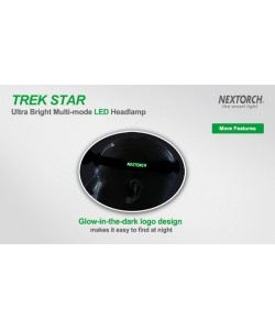 Налобный фонарь NexTORCH TREK-STAR, 220 лм белый+ 2 лм красный, 5 режимов