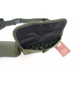 Патронташ Vektor со съемными подсумками, кордура на капрон. ремне, на 8 патронов 12/16/20 кал. (П-39)