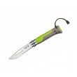Нож складной Opinel Specialists Outdoor №08, 8,5 см, рукоять пластик, свисток, зеленый - фото № 1