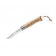 Нож складной Opinel Tradition Animalia №08, 8,5 см, рукоять дуб, рис. гора - фото № 1