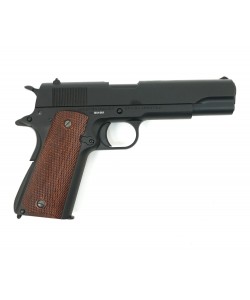 Страйкбольный пистолет G&G GPM1911 (Colt) Black Tip (GAS-GPM-191-BBB-ECM)