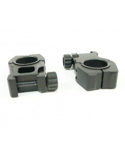 Кольца 25/30 мм Patriot BH-RS35 на Weaver (универсальные, с уровнем, H=18 мм)