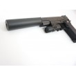 Страйкбольный пистолет Galaxy G.6A (Colt Hi-Capa) с глушителем и ЛЦУ - фото № 11