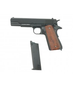 Страйкбольный пистолет G&G GPM1911 (Colt) Black Tip (GAS-GPM-191-BBB-ECM)