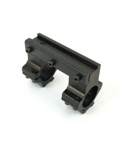 Кронштейн-монолит 25,4 мм Patriot BH-MS02 на «ласточкин хвост», 8 см (высокий, Weaver сверху)