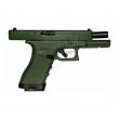 Страйкбольный пистолет WE Glock-17 Gen.3 Olive (WE-G001A-OD) - фото № 3