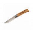 Нож складной Opinel Tradition Animalia №08, 8,5 см, рукоять дуб, рис. заяц - фото № 1