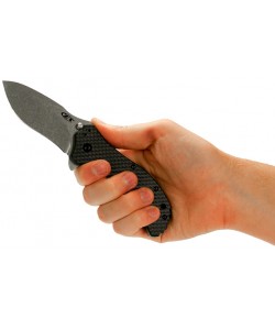Нож полуавтоматический Zero Tolerance SpeedSafe Carbon Fiber K0350SWCF