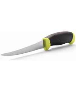 Нож филейный Morakniv Fishing Comfort Fillet 155, нерж. сталь, клинок 155 мм, лайм