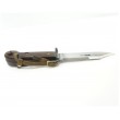 ММГ штык-нож ШНС-001-02 (АКМ / АК-74), коричн. рукоять бакелит, «Люкс» - фото № 4