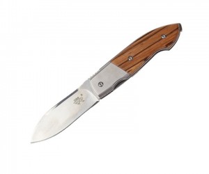Нож складной Sanrenmu лезвие 70 мм, Pakawood, 7028LUE-XL
