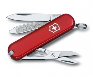 Нож-брелок Victorinox Classic SD 0.6223 (58 мм, красный)