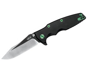 Нож складной Zero Tolerance Emerald Green Anodized K0392BLKGRN