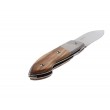 Нож складной Sanrenmu лезвие 70 мм, Pakawood, 7028LUE-XL - фото № 3