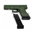 Страйкбольный пистолет WE Glock-17 Gen.3 Olive (WE-G001A-OD) - фото № 6