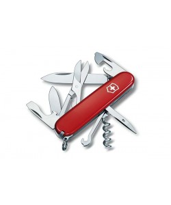 Нож складной Victorinox Climber 1.3703.T (91 мм, полупрозрачный красный)