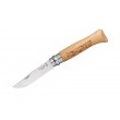 Нож складной Opinel Tradition Animalia №08, 8,5 см, рукоять дуб, рис. кабан - фото № 1