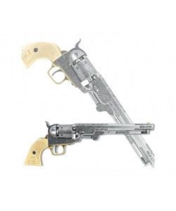 Макет револьвер морского офицера Colt Navy, рук. под кость (США, 1851 г.) DE-1040-B