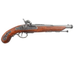 Макет пистолет кремневый, сталь (Франция, 1872 г.) DE-1014-G