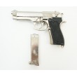 Макет пистолет Беретта 92F, калибр 9 мм, никель (Италия, 1975 г.) DE-1254-NQ - фото № 6